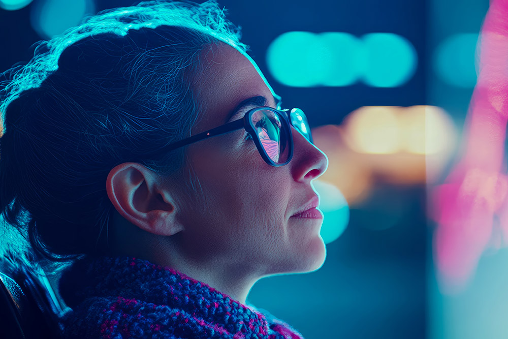 Woman in Glasses Contemplating a Network Visualization at Night Should I combine my pensions into one pot?