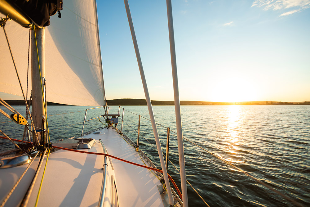 White Yacht Sailing In The Sea On Summer Day Should I combine my pensions into one pot?