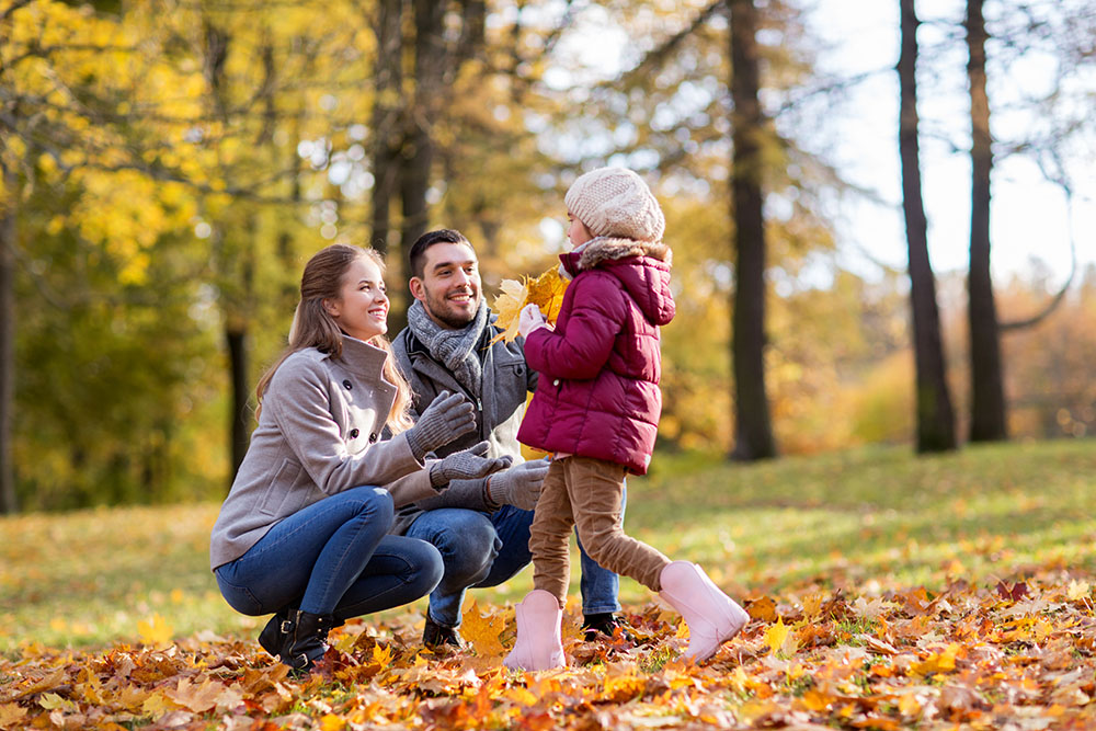 happy family with maple leaves at autumn park Should I combine my pensions into one pot?